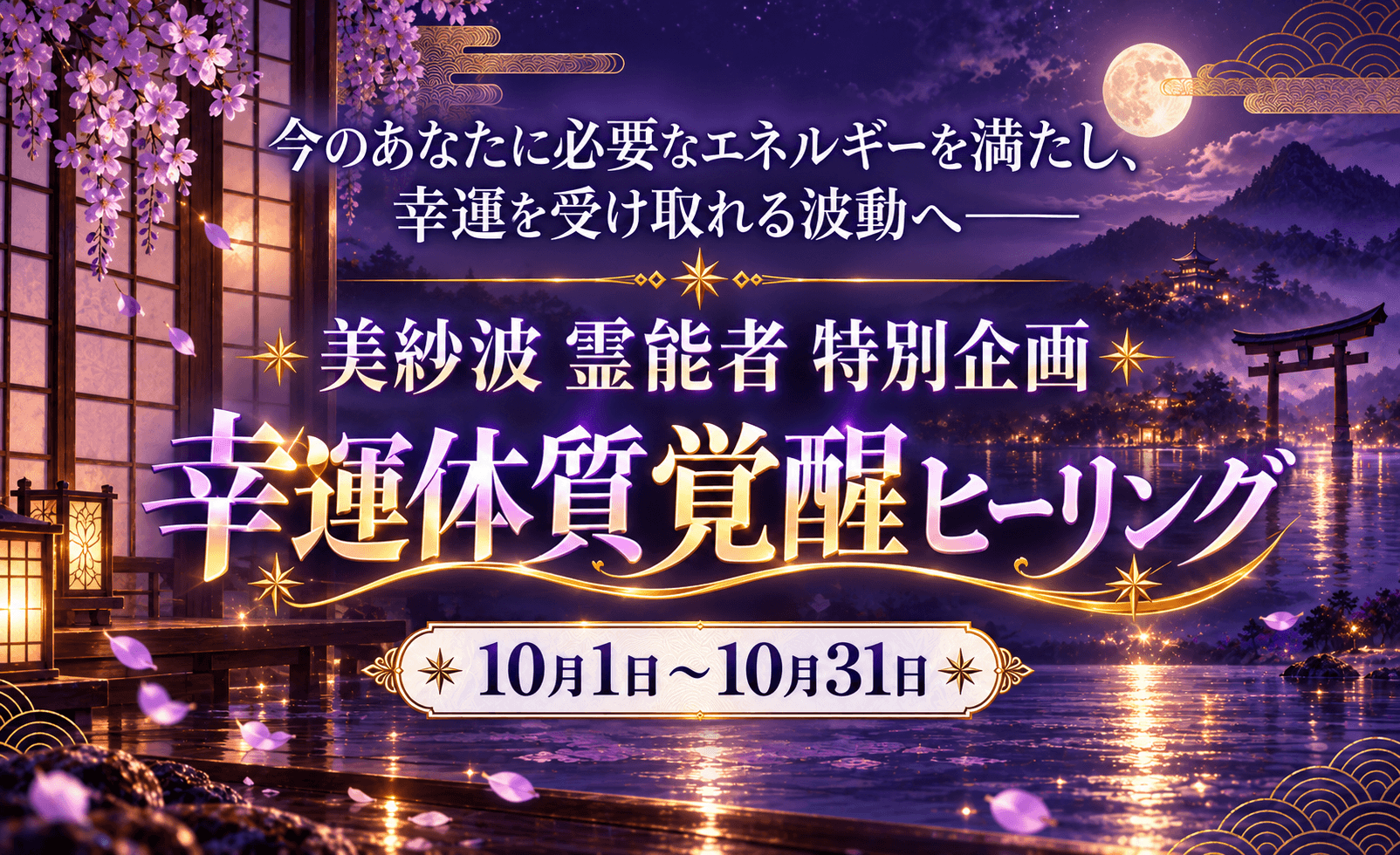 幸運体質覚醒ヒーリング