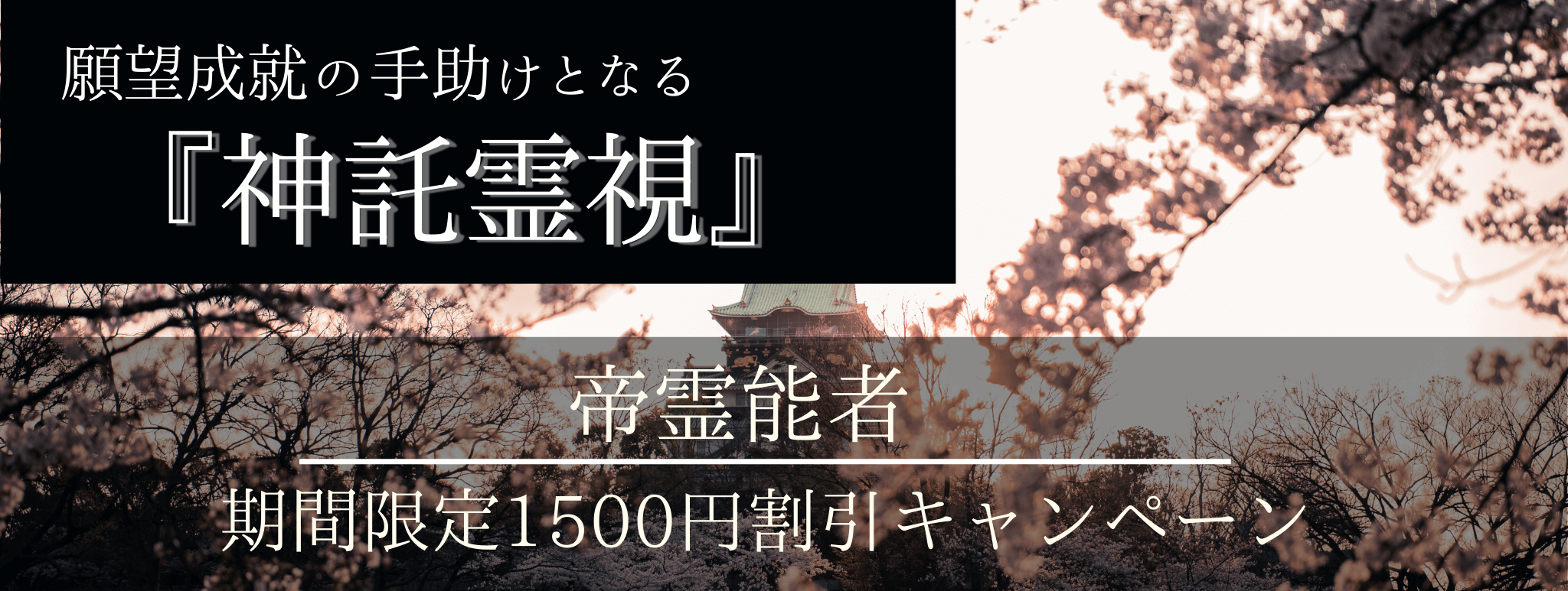 特別企画始動！願望成就の手助けとなる脅威の特殊占術 第09回 帝（ミカド）霊能者『神託霊視』